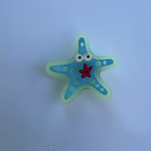 Glow Starfish Crob Jibbitz Charm